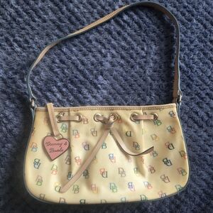 Dooney & Bourke Vintage Multicolor Logo Shoulder Bag